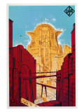 Metropolis, German Movie Poster, 1926 Lámina giclée Metropolis, German Movie Poster, 1926 Lámina giclée