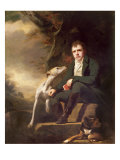 Portrait of Sir Walter Scott and His Dogs Giclee Print by Sir Henry Raeburn