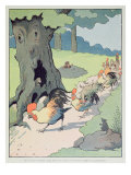 Illustration for 'Le Roman de Renard', c.1900 reproduction procédé giclée par Benjamin Rabier