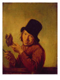 The Ham Eater Lámina giclée por Hendrik Martensz Sorgh
