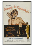 The Seven Year Itch, Argentine Movie Poster, 1955 Giclee Print