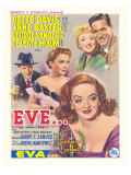All About Eve, Belgian Movie Poster, 1950 Giclee Print