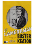 The Cameraman, French Movie Poster, 1928 Lámina giclée