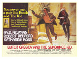 Butch Cassidy and the Sundance Kid, 1969 reproduction procédé giclée
