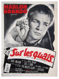 On the Waterfront, French Movie Poster, 1954 Giclee-vedos On the Waterfront, French Movie Poster, 1954 Giclee-vedos