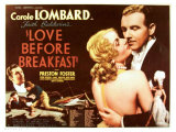 Love Before Breakfast, UK Movie Poster, 1936 Reproduction procédé giclée