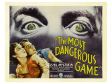 The Most Dangerous Game, 1932 Lámina giclée