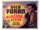Blazing Sixes, 1937 Giclee Print