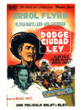 Dodge City, Spanish Movie Poster, 1939 Lámina giclée Dodge City, Spanish Movie Poster, 1939 Lámina giclée