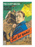 On the Waterfront, French Movie Poster, 1954 Giclee-vedos On the Waterfront, French Movie Poster, 1954 Giclee-vedos