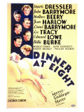 Dinner at Eight, 1933 Lámina giclée
