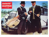 Goldfinger, German Movie Poster, 1964 Lámina giclée