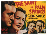 The Saint in Palm Springs, 1941 Impressão giclée