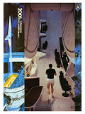 2001: A Space Odyssey, German Movie Poster, 1968 Giclee Print