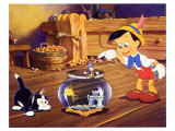 Pinocchio, 1940 reproduction procédé giclée