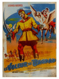 The Thief of Baghdad, French Movie Poster, 1924 Lámina giclée
