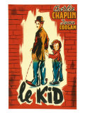 The Kid, French Movie Poster, 1921 Lámina giclée The Kid, French Movie Poster, 1921 Lámina giclée