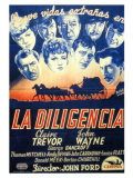 Stagecoach, Spanish Movie Poster, 1939 Lámina giclée Stagecoach, Spanish Movie Poster, 1939 Lámina giclée
