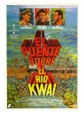 Bridge on the River Kwai, Spanish Movie Poster, 1958 Gicléedruk Bridge on the River Kwai, Spanish Movie Poster, 1958 Gicléedruk