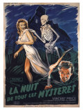 House On Haunted Hill, French Movie Poster, 1958 Lámina giclée