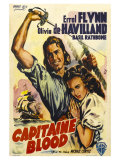 Captain Blood, German Movie Poster, 1935 Lámina giclée