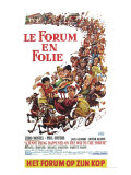 A Funny Thing Happened On the Way to the Forum, Belgian Movie Poster, 1966 Impressão giclée A Funny Thing Happened On the Way to the Forum, Belgian Movie Poster, 1966 Impressão giclée