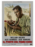 Bridge on the River Kwai, Italian Movie Poster, 1958 Gicléedruk Bridge on the River Kwai, Italian Movie Poster, 1958 Gicléedruk
