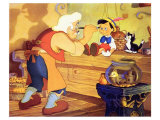 Pinocchio, 1940 reproduction procédé giclée