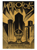 Metropolis, German Movie Poster, 1926 Giclee-vedos