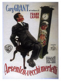 Arsenic and Old Lace, Italian Movie Poster, 1944 Lámina giclée