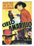 Yellow Sky, Spanish Movie Poster, 1948 Lámina giclée Yellow Sky, Spanish Movie Poster, 1948 Lámina giclée