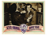 All Through the Night, Spanish Movie Poster, 1942 Giclée-Druck