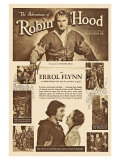The Adventures of Robin Hood, 1938 Lámina giclée