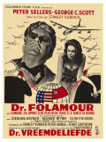 Dr. Strangelove, Belgian Movie Poster, 1964 Lámina giclée Dr. Strangelove, Belgian Movie Poster, 1964 Lámina giclée