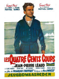 400 Blows, Belgian Movie Poster, 1959 Lámina giclée 400 Blows, Belgian Movie Poster, 1959 Lámina giclée