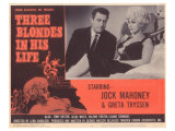 Three Blondes in His Life, 1960 Giclee Print