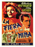 Bringing Up Baby, Spanish Movie Poster, 1938 Lámina giclée Bringing Up Baby, Spanish Movie Poster, 1938 Lámina giclée