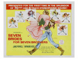 Seven Brides for Seven Brothers, 1954 Impressão giclée Seven Brides for Seven Brothers, 1954 Impressão giclée