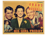 His Girl Friday, 1940 Reproduction procédé giclée