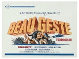 Beau Geste, UK Movie Poster, 1939 Giclee Print