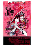My Fair Lady, Belgian Movie Poster, 1964 Impressão giclée