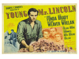 Young Mr. Lincoln, UK Movie Poster, 1939 Giclee Print