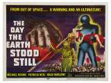 The Day The Earth Stood Still, UK Movie Poster, 1951 Giclee Print