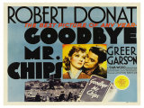 Goodbye Mr. Chips, UK Movie Poster, 1939 Giclee Print
