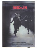 Jules and Jim, Spanish Movie Poster, 1961 Lámina giclée