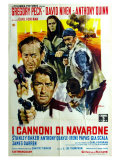The Guns of Navarone, Italian Movie Poster, 1961 Lámina giclée