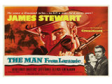 The Man From Laramie, UK Movie Poster, 1955 Impressão giclée The Man From Laramie, UK Movie Poster, 1955 Impressão giclée