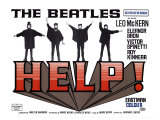 Help!, UK Movie Poster, 1965 Reproduction procédé giclée