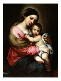 Madonna and Child Giclee Print by Bartolome Esteban Murillo