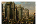 Bacchanal Giclée-tryk af Alessandro Magnasco Bacchanal Giclée-tryk af Alessandro Magnasco